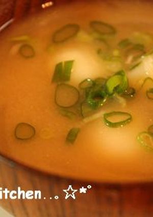 おだんごのお味噌汁-レシピのメイン写真