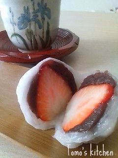 レンジで簡単!!いちご大福*-レシピのメイン写真