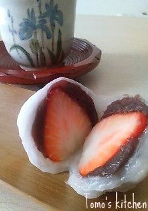 レンジで簡単！！いちご大福＊-レシピのメイン写真