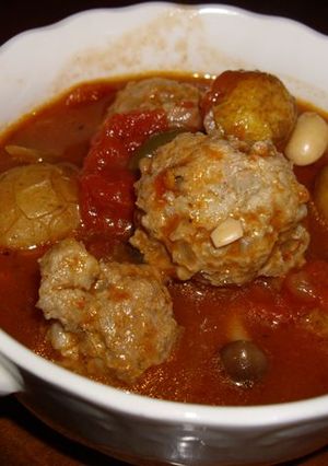 ミートボールのトマト煮込み-レシピのメイン写真