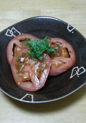 黄金比ドレッシング de トマトサラダ!-レシピのメイン写真