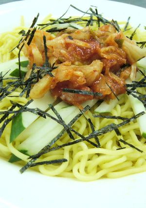 冷し中華キムチかけ-レシピのメイン写真