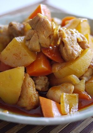 スタミナ満点☆甘辛鶏肉じゃが♪-レシピのメイン写真