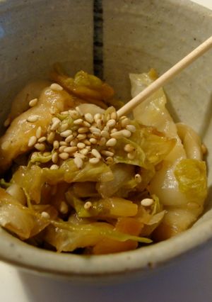 ご飯のお供やおつまみに！お新香の油炒め-レシピのメイン写真