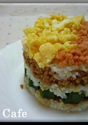 可愛い４色ご飯-レシピのメイン写真