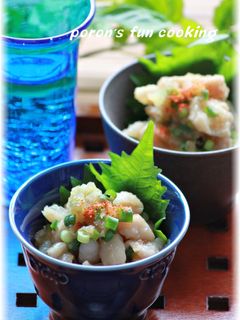 ちょっとひと手間de美味❤な鶏皮ポン酢♪-レシピのメイン写真
