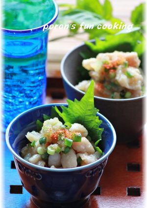 ちょっとひと手間de美味❤な鶏皮ポン酢♪-レシピのメイン写真
