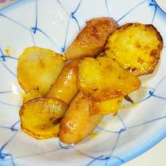 รูปของ ★ｿｰｾｰｼﾞとﾎﾟﾃﾄのピリ辛炒め★