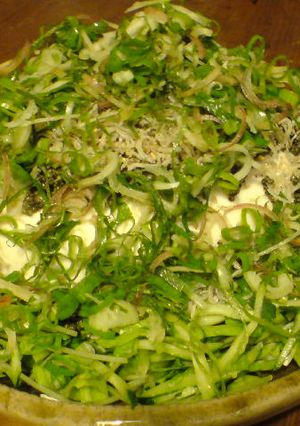 ☆薬味とジャコてんこ盛りの豆腐サラダ☆-レシピのメイン写真