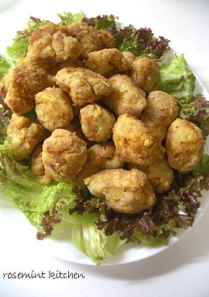大豆たんぱくの唐揚げ風＊マクロビ-レシピのメイン写真