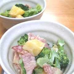 麺つゆで簡単♪温野菜とベーコンのサラダ-レシピのメイン写真