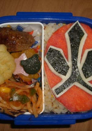 キャラ弁　シンケンジャー　（レッド）-レシピのメイン写真