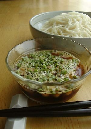 我家の夏の納豆そうめん♪-レシピのメイン写真