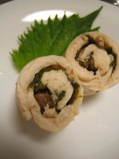 鶏ササミの梅しそ巻き-レシピのメイン写真