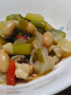 夏野菜たっぷり♫ラタトゥイユ風~豆煮込み-レシピのメイン写真