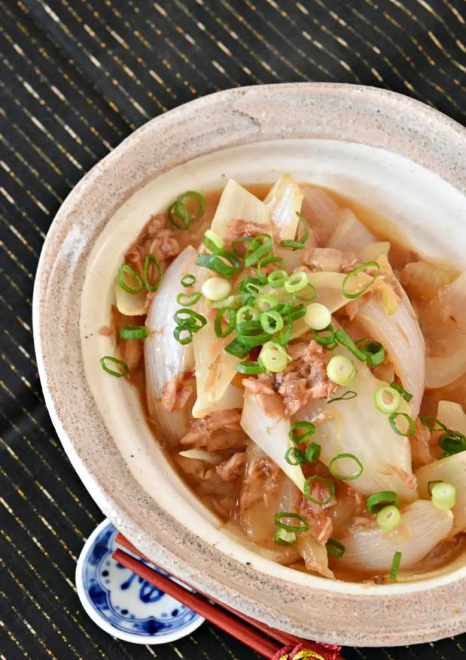 新玉ねぎとツナのうま煮【作り置き】-レシピのメイン写真