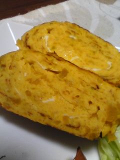 甘〜い☆かぼちゃの卵焼き-レシピのメイン写真