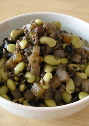 ♪低GI高たんぱく高鉄分♪お豆の煮物♪-レシピのメイン写真