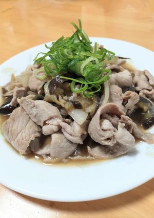 茄子と豚もも肉の生姜焼き-レシピのメイン写真