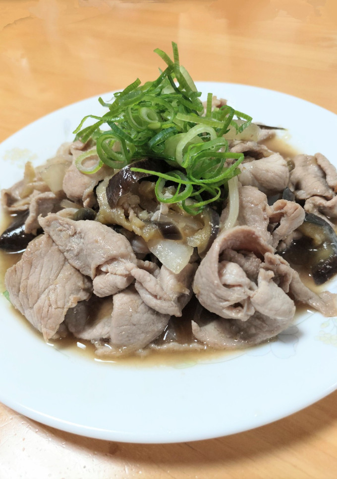 茄子と豚もも肉の生姜焼き-レシピのメイン写真