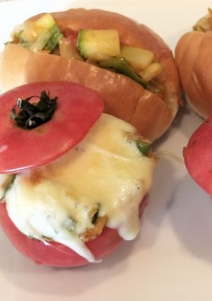 熱々美味しい★トマトの夏野菜グリル-レシピのメイン写真