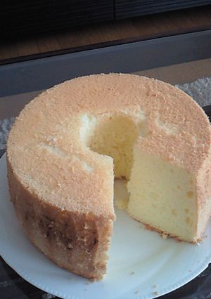 感動!絹どけ★バニラシフォンケーキ-レシピのメイン写真