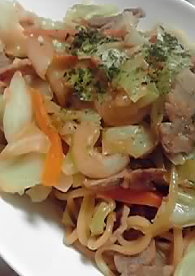回鍋肉風の焼きそば-レシピのメイン写真