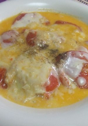 簡単なのに激ウマ(*´з｀*)トマチーズ-レシピのメイン写真