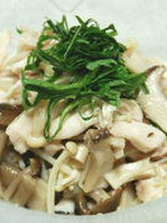 鶏とキノコのポン酢さっぱりレンジ蒸し-レシピのメイン写真