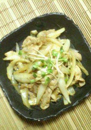 豚肉のｶﾞｰﾘｯｸ風味しょうが焼き-レシピのメイン写真
