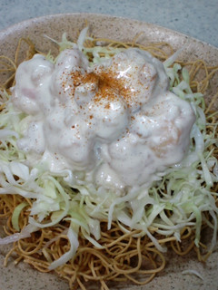 §エビマヨ§サラダ皿うどん???-レシピのメイン写真