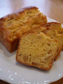 ホットケーキMIXでりんごパウンドケーキ-レシピのメイン写真