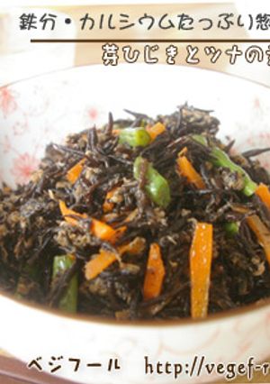 芽ひじきとツナの煮物-レシピのメイン写真