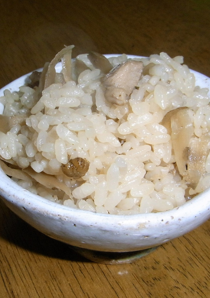 鶏とごぼう炊き込みご飯-レシピのメイン写真