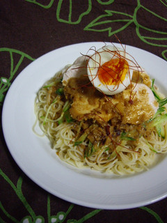 棒棒鶏パスタ。胡麻たっぷり♪-レシピのメイン写真