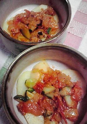 ﾎﾟﾃﾄのｲﾀﾘｱﾝｿ－ｽﾏﾝﾄ-レシピのメイン写真