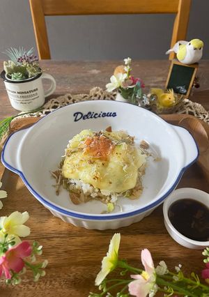 枝豆とじゃこの明太チーズのっけごはん-レシピのメイン写真