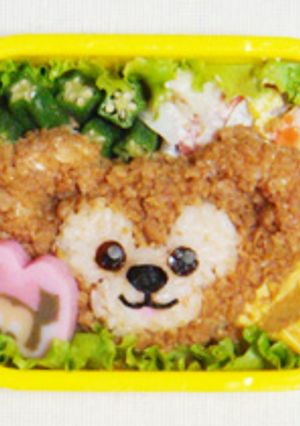 ダッフィーのとりそぼろ弁当✿キャラ弁-レシピのメイン写真