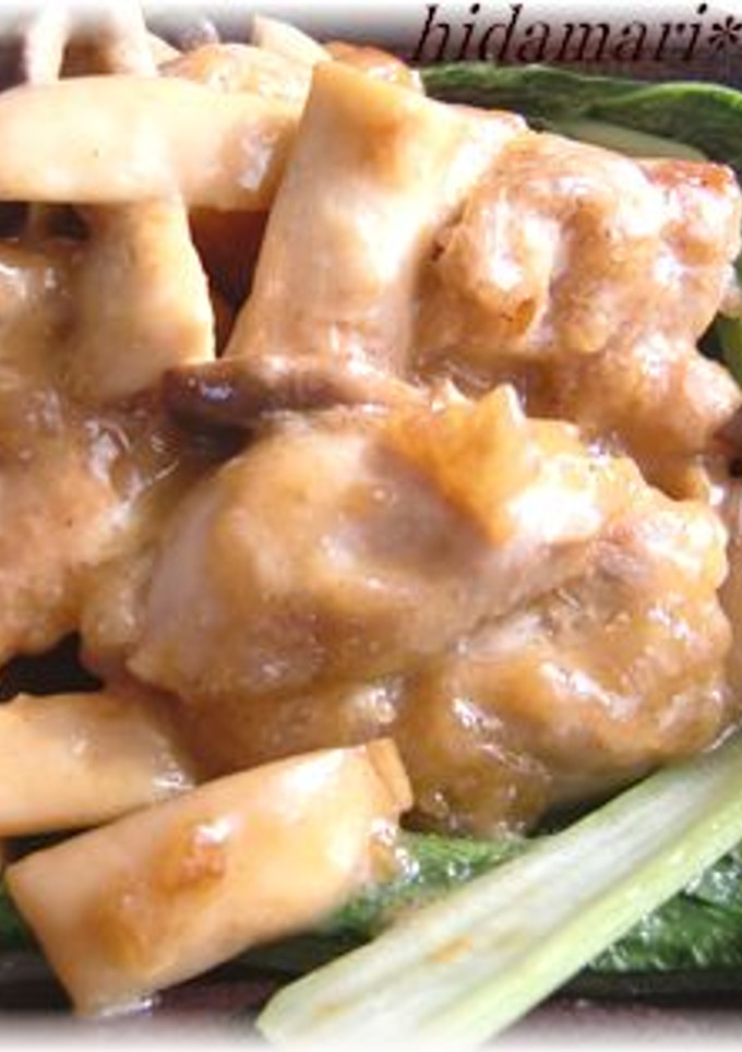 鶏肉とエリンギのマヨオイスター炒め-レシピのメイン写真