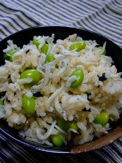 枝豆としらすとわかめのごはん-レシピのメイン写真