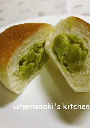 枝豆餡(ずんだ餡)入りパン-レシピのメイン写真