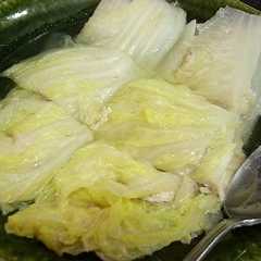 รูปของ 白菜と豚肉のレンジ蒸し