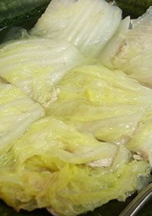 白菜と豚肉のレンジ蒸し-レシピのメイン写真