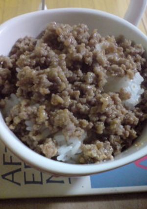 豚そぼろ～味噌入り～-レシピのメイン写真