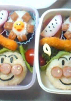 【キャラ弁っぽく】簡単♪アンパンマン♪-レシピのメイン写真