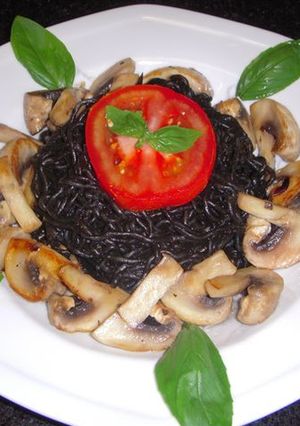 しらたき　de　いかすみパスタ-レシピのメイン写真