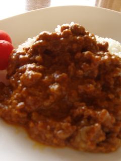 レンジで簡単!5分でキーマカレー-レシピのメイン写真