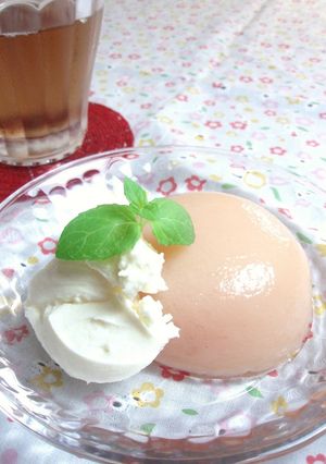 桃のコンポート-レシピのメイン写真