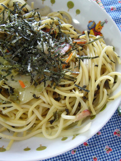 しその実おしんこ和風パスタ♪-レシピのメイン写真