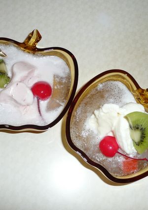 アイスクリーム蜜豆フラッペ-レシピのメイン写真